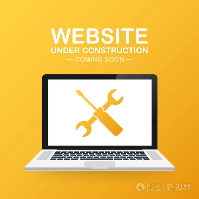 網(wǎng)站建設(shè)中的創(chuàng)意標(biāo)志 筆記本電腦與網(wǎng)站設(shè)計